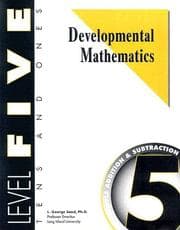 Tapa de Developmental Mathematics Student Workbook, Level 5. Tens & Ones