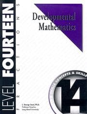 Tapa de Developmental Mathematics Student Workbook, Level 14. Fractions