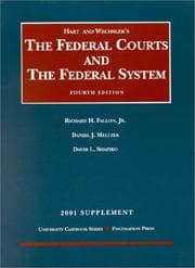 Tapa de Federal Courts and the Federal System