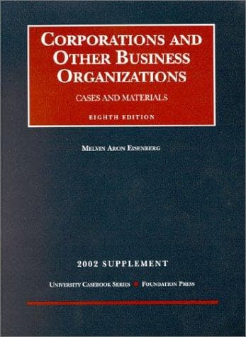 Tapa de Case Supplement to Corporations