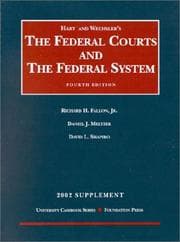 Tapa de Supplement to Hart & Wechsler's Federal Courts