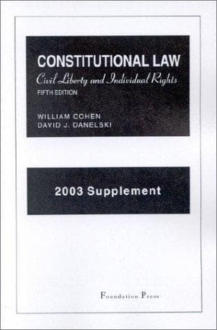 Tapa de 2003 Supplement to Constitution Law