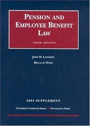 Tapa de 2004 Supplement to Pension and Employee Benefit Law