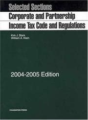 Tapa de Corporate and Partnership Income Tax Code and Regulations, Selected Sections