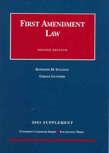 Tapa de first amendment law 2005