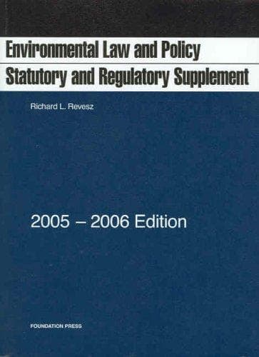 Tapa de Environmental Law and Policy