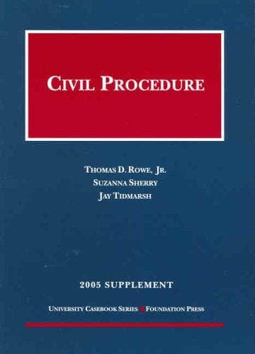 Tapa de Civil Procedure