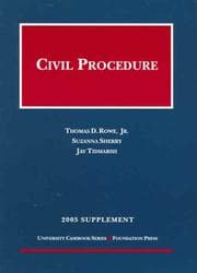 Tapa de Civil Procedure