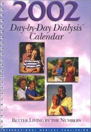Tapa de 2002 Day-by-Day Dialysis Calendar