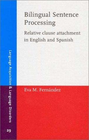 Tapa de Bilingual Sentence Processing