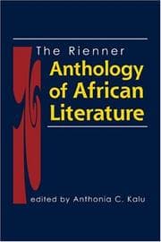 Tapa de The Rienner Anthology of African Literature