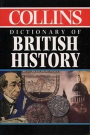 Tapa de Collins Dictionary of British History (Dictionary)