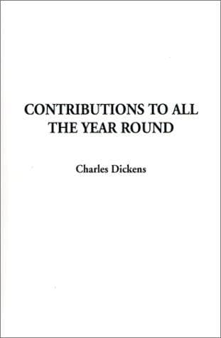 Tapa de Contributions to All the Year Round