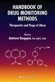 Tapa de Handbook of Drug Monitoring Methods