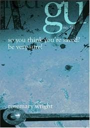 Tapa de So You Think You're Saved? Be Very Sure!