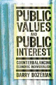 Tapa de Public Values and Public Interest