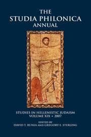 Tapa de The Studia Philonica annual