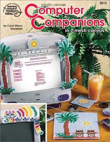Tapa de Plastic Canvas Computer Companions