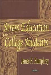 Tapa de Stress Education for College Students