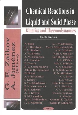 Tapa de Chemical Reactions in Liquid and Solid Phase