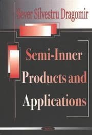 Tapa de Semi-Inner Products and Applications