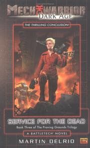 Tapa de Mechwarrior: Dark Age #6: Service for the Dead