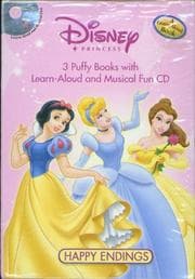 Tapa de Disney Princess Belle, Cinderella, Snow White (3 books, storage case with handle)