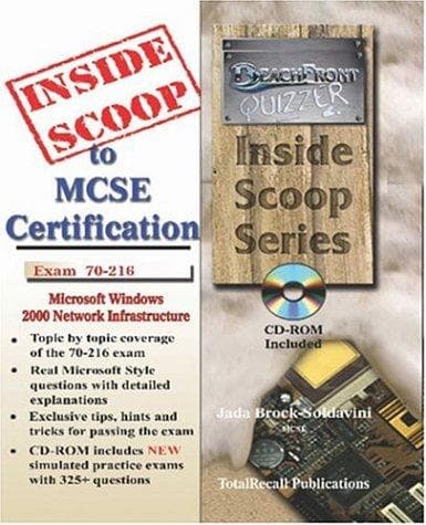 Tapa de InsideScoop to MCP/MCSE Certification
