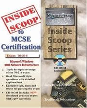 Tapa de InsideScoop to MCP/MCSE Certification