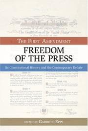 Tapa de Freedom of the Press: The First Amendment