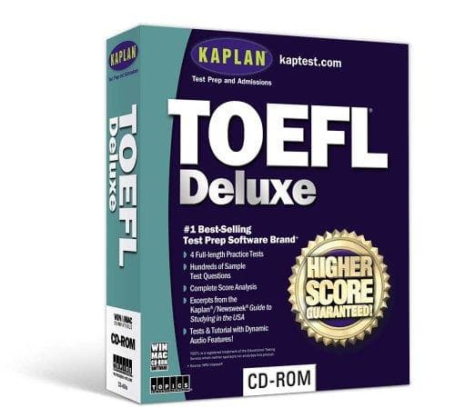Tapa de Kaplan's TOEFL Deluxe