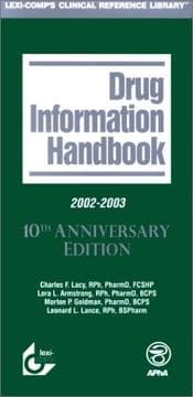 Tapa de Drug Information Handbook, 2002-2003
