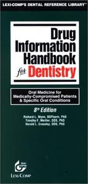 Tapa de Drug Information Handbook for Dentistry, 2002-2003