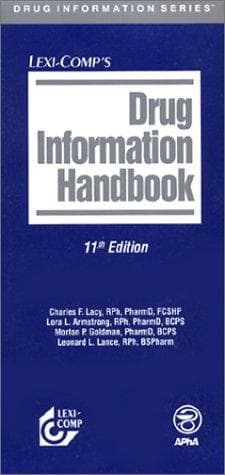 Tapa de Drug Information Handbook