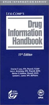 Tapa de Drug Information Handbook