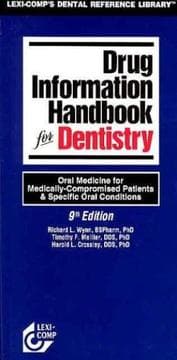 Tapa de Drug Information Handbook for Dentistry, 2004