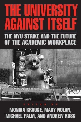 Tapa de The university against itself