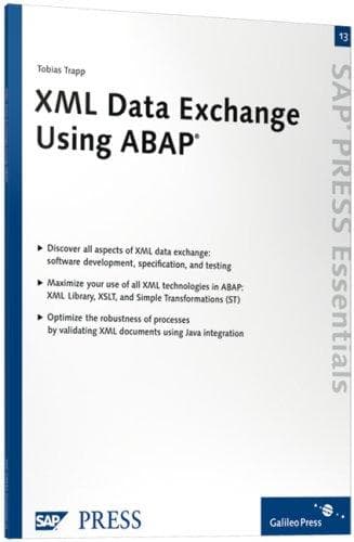 Tapa de XML Data Exchange Using ABAP