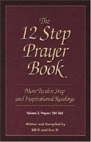 Tapa de The 12 Step Prayer Book