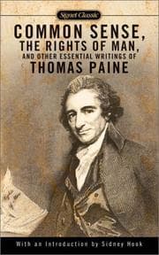 Tapa de Common Sense, The Rights of Man and Other Essential Writings of Thomas Paine