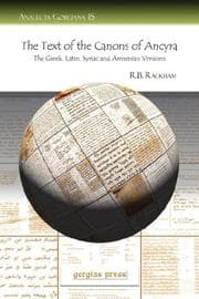 Tapa de The Text of the Canons of Ancyra (Analecta Gorgiana 15)