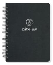 Tapa de Bite Me (Black Rock Journals)