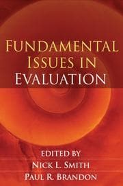 Tapa de Fundamental issues in evaluation