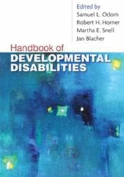 Tapa de Handbook of developmental disabilities