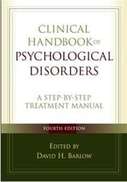 Tapa de Clinical Handbook of Psychological Disorders, Fourth Edition
