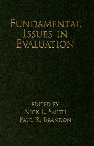 Tapa de Fundamental issues in evaluation