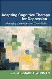 Tapa de Adapting Cognitive Therapy for Depression