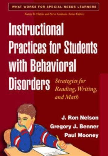 Tapa de Instructional Practices for Students with Behavioral Disorders