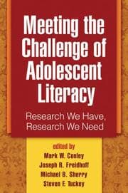 Tapa de Meeting the Challenge of Adolescent Literacy