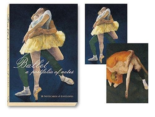 Tapa de Ballet Notecard Portfolio